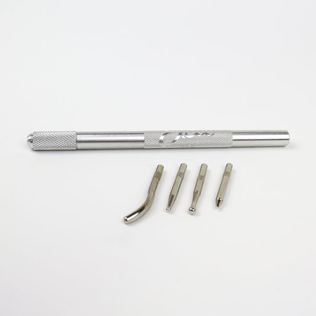 Excel Blades Embossing Stylus Tool Set with 4 Replacement Tips, Hobby Tool Set 12pk 30605